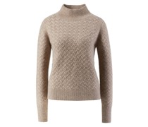 Cashmere-Seiden-Rollkragenpullover 'Star'
