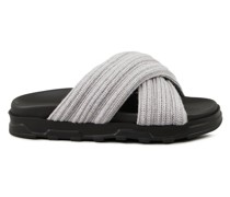 Woll-Sandalen /Schwarz