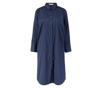 Hemdblusenkleid Marineblau