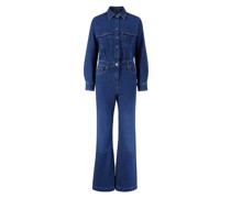 Denim-Jumpsuit Marineblau