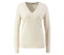 Cashmere-Pullover mit V-Neck