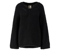 Cashmere-Pullover mit V-Ausschnitt