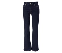 Straight-Leg Jeans 'Paris Straight Long' Marineblau