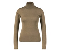 Rollkragenpullover Khaki