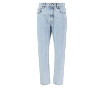 Tapered-Fit Jeans Hellblau