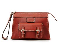 Clutch 'Edith Small Pouch' Sepia Brown