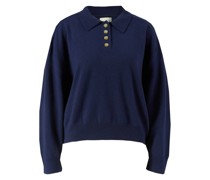 Cashmere-Pullover Marineblau
