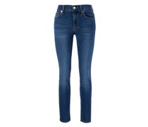 Skinny-Fit Jeans 'Roxanne' Mittelblau