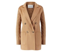 Wolljacke 'Dalida' Cognac