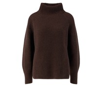 Cashmere-Rollkragen 'Yuri' Dunkelbraun