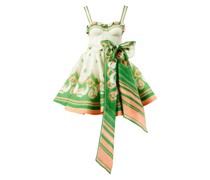 Seiden-Leinen-Minikleid