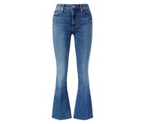 Bootcut Jeans 'The Weekender Fray' Mittelblau