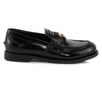 Loafer aus gebürstetem Leder