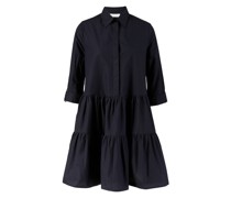 Baumwoll-Kleid Marineblau