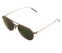 Sonnenbrille 'TK-3' Gold/Braun