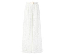 Stoffhose aus Spitze