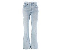 Flared-Leg Jeans 'Libby Highrise' Hellblau