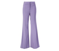 Ausgestellte Wollhose Violett
