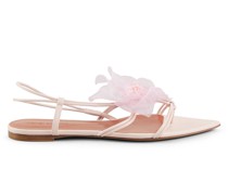 Sandalen mt Blumenapplikation