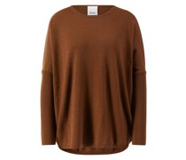 Woll-Cashmere Pullover Cognac