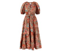 Midikleid 'Olina' Rot