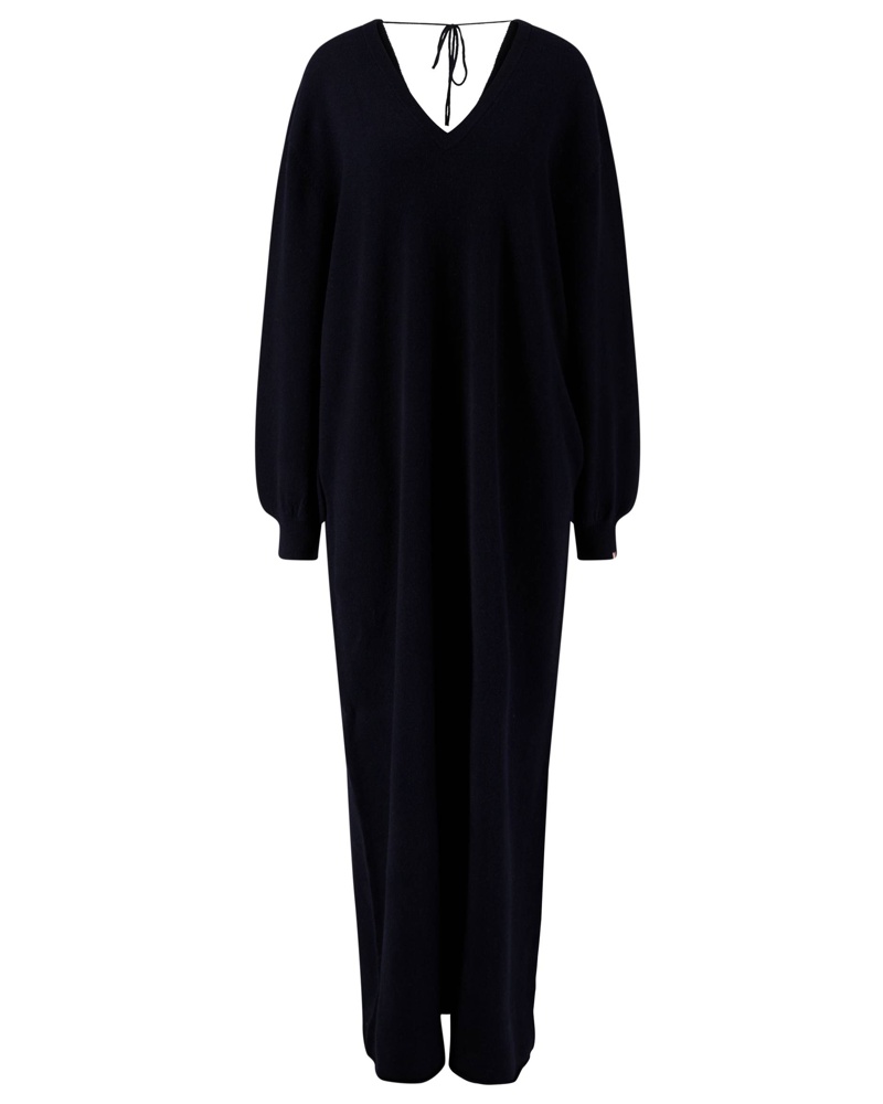 extreme cashmere Damen Cashmere-Strickkleid 'N°259 Sheba' Marineblau