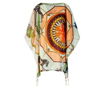 Baumwoll-Seiden-Kaftan
