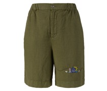 Leinenshorts Khaki