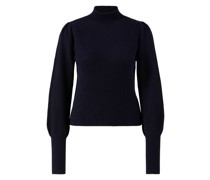 Cashmere-Pullover Marineblau