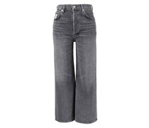 Wide-Leg Jeans 'Sacha High Rise' Anthrazit