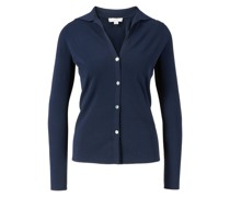 Strickjacke Marineblau