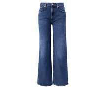 Straight-Leg Jeans 'Harper' Marineblau