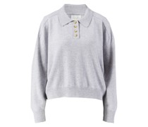 Cashmere-Pullover Hellgrau