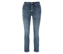 Slim-Fit Jeans 'Roxanne Ankle Bair' Mittelblau