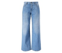Wide Leg Jeans 'Eglitta' Hellblau