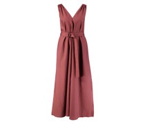 Kleid mit V-Neck Altrosa