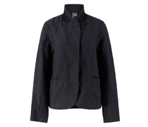Leinen-Woll-Jacke Anthrazit