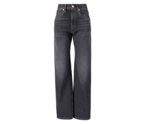 Slouchy-Jeans Anthrazit