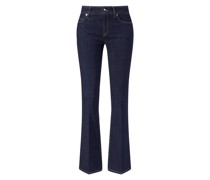Flared-Leg Jeans 'Paris' Marineblau