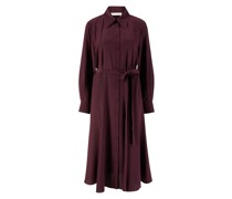 Seidenkleid Bordeaux
