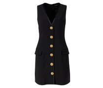 Kleid mit Goldknöpfen
