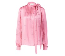 Satin-Bluse