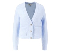 Strickjacke Hellblau