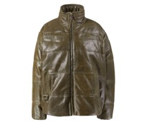 Lammlederjacke mit Handschuhen 'Bloom'