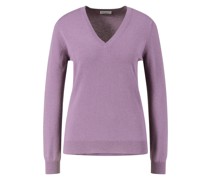 Cashmere-Pullover Violett