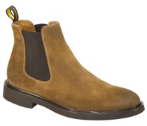 Chelsea Boots aus Veloursleder mit Stretchband-Einsatz