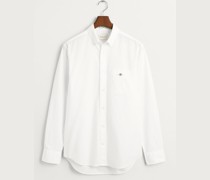 Gant Leichtes Hemd mit Brusttasche und Logo-Stitching, Regular Fit