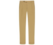 Chino mit Bundfalte, Retro Elax