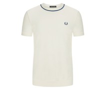 T-Shirt Piqué-Qualität  Offwhite