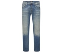 Replay Jeans Anbass Hyperflex in Used-Optik, Slim Fit